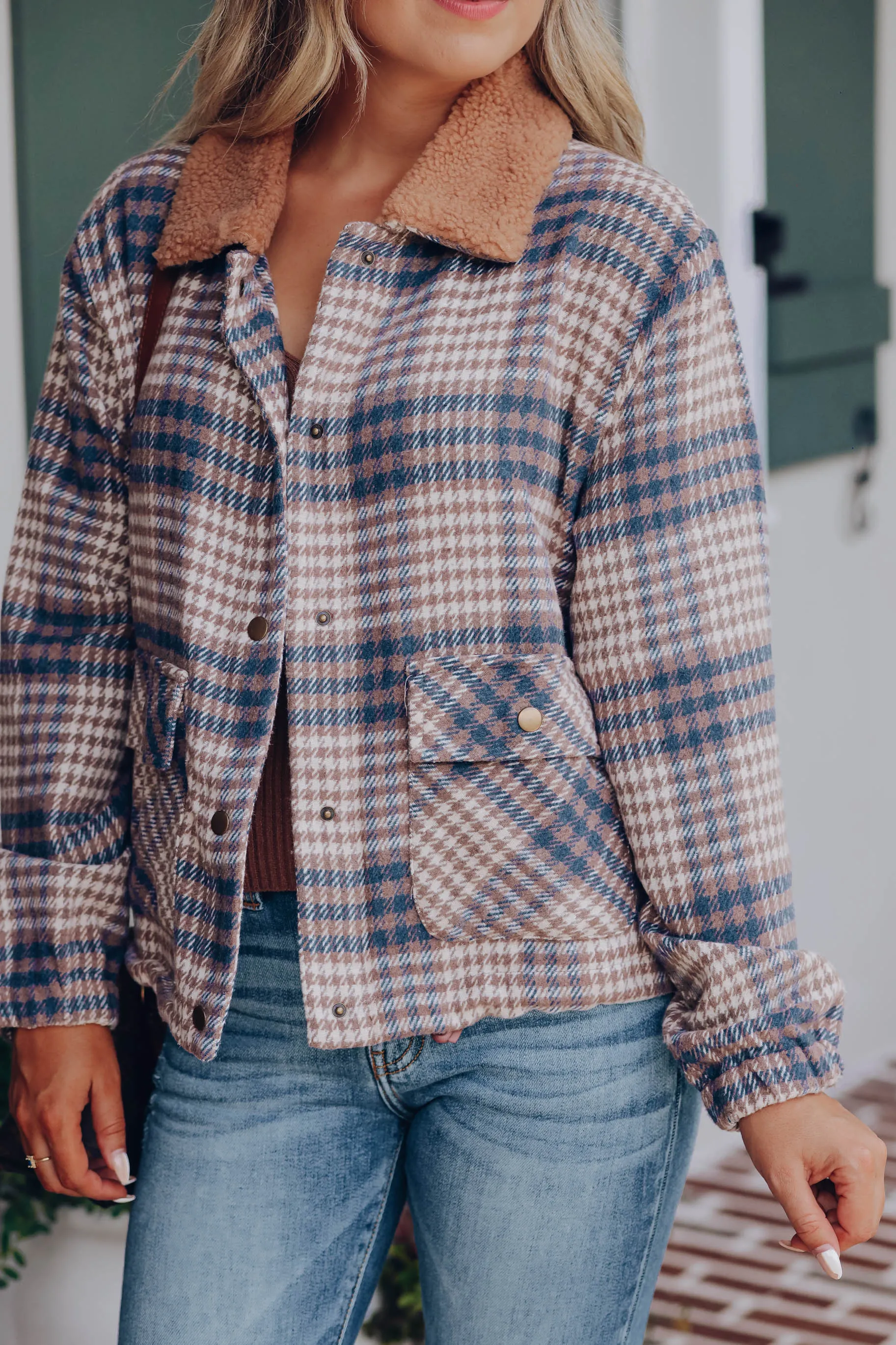 Fall Whispers Jacket - Plaid