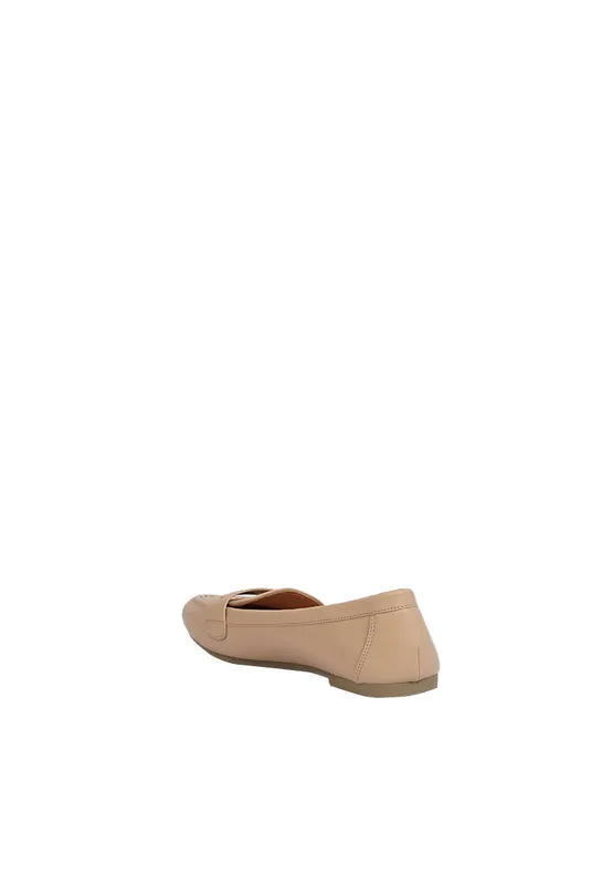 Flat Shoes Lt Brown