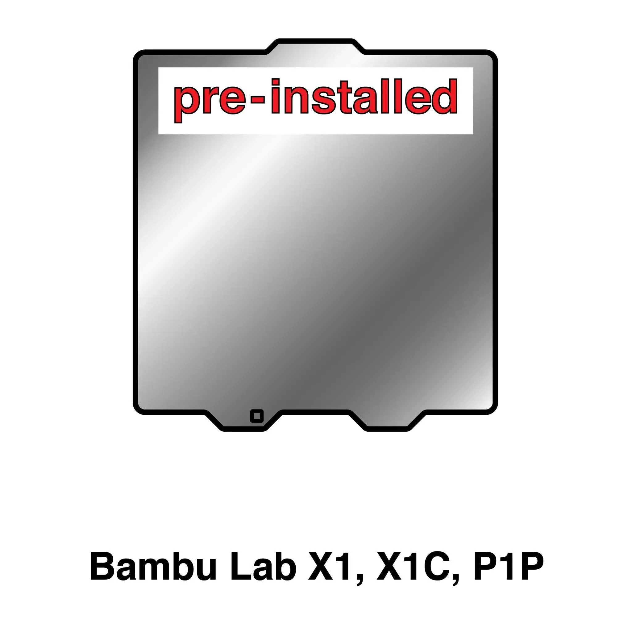 Flexi Plate with pre-installed PEX Build Surface - 258 x 258 Bambu Lab