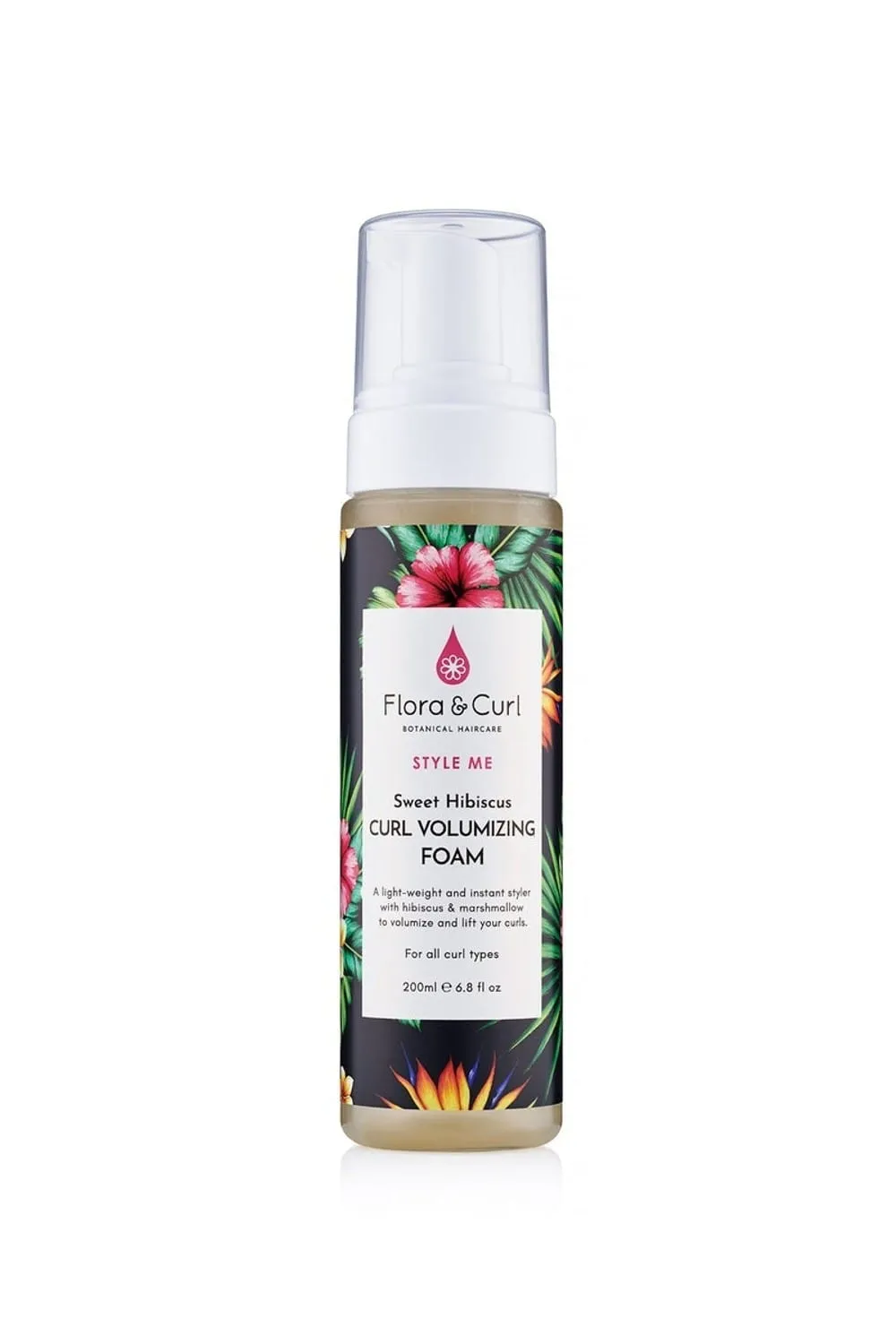 Flora & Curls STYLE ME Sweet Hibiscus Curl Volumizing Foam