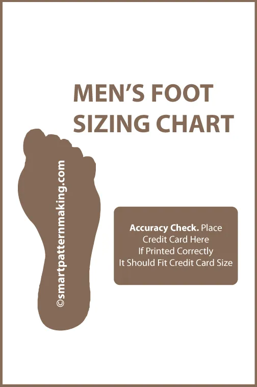 Foot Sizing Chart for Men, Women, infants, Toddlers, Preschool and Grade School Shoe Size Chart, Template, PDF Download