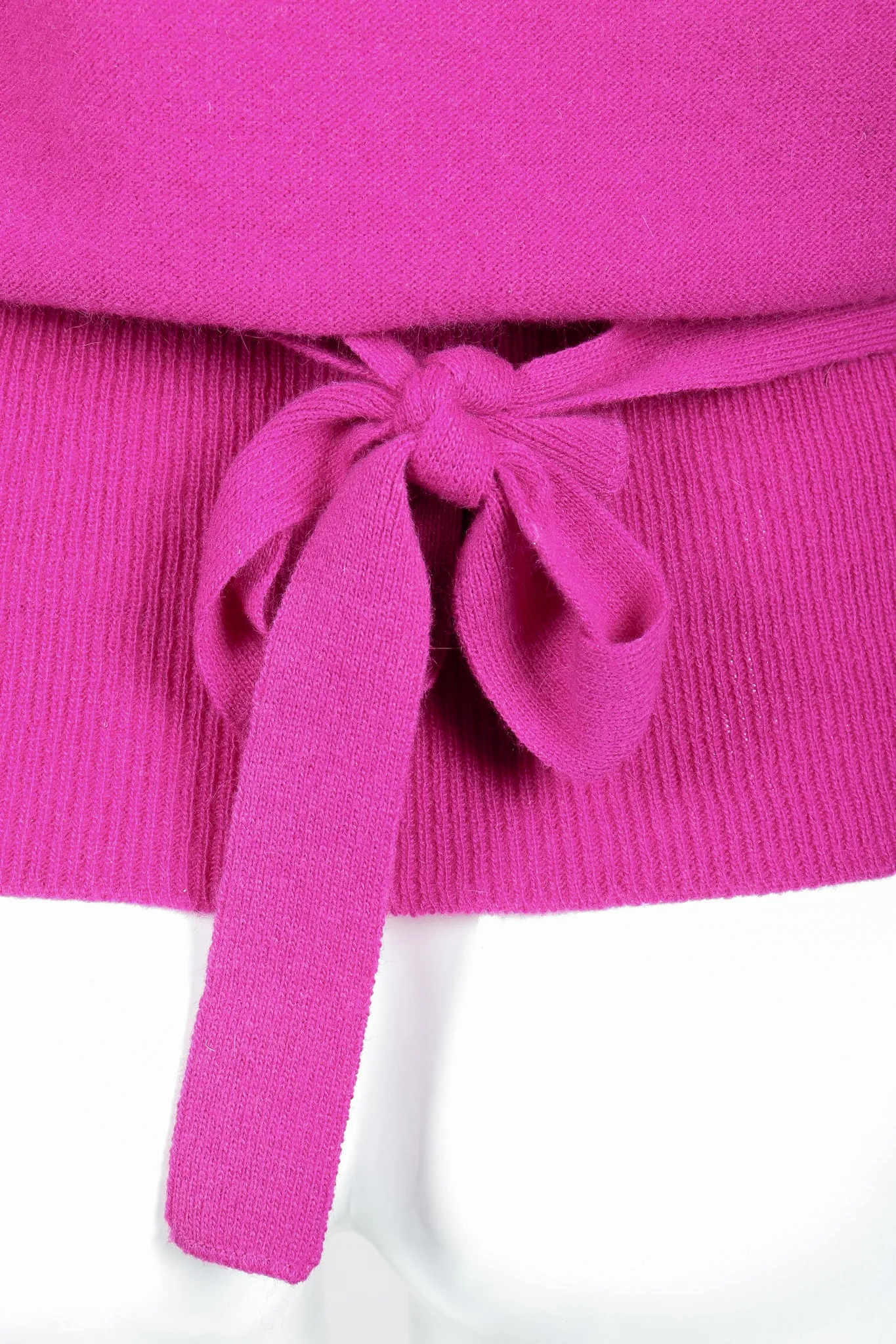 Fuchsia Knit Popover Sweater