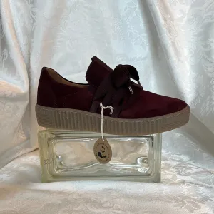 GABOR 23.333.15 MERLOT LACE UP SNEAKER