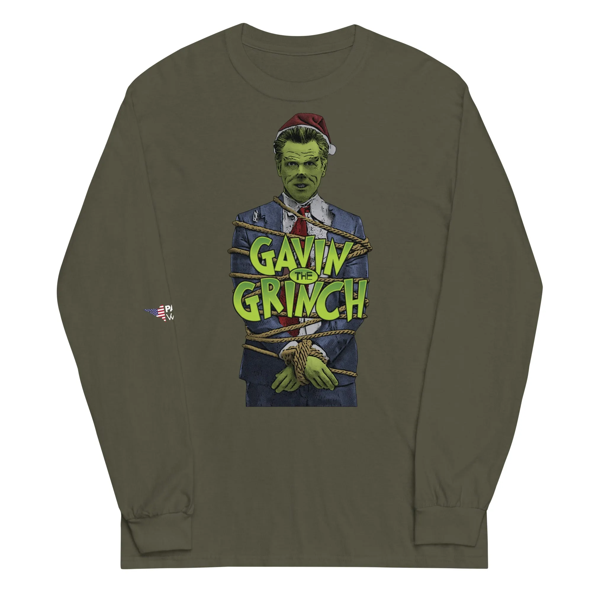 Gavin The Grinch Tied Up Long Sleeve Shirt