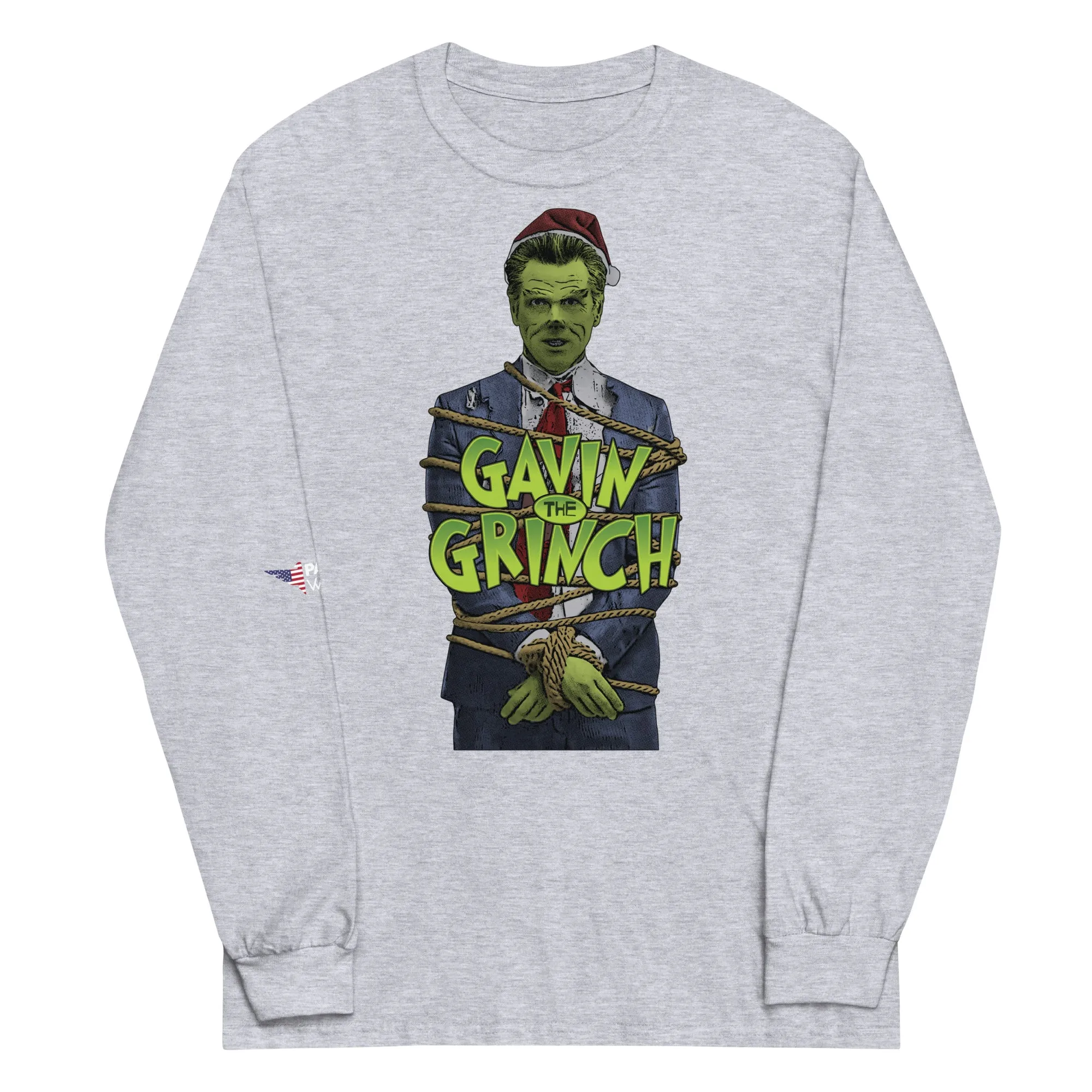 Gavin The Grinch Tied Up Long Sleeve Shirt