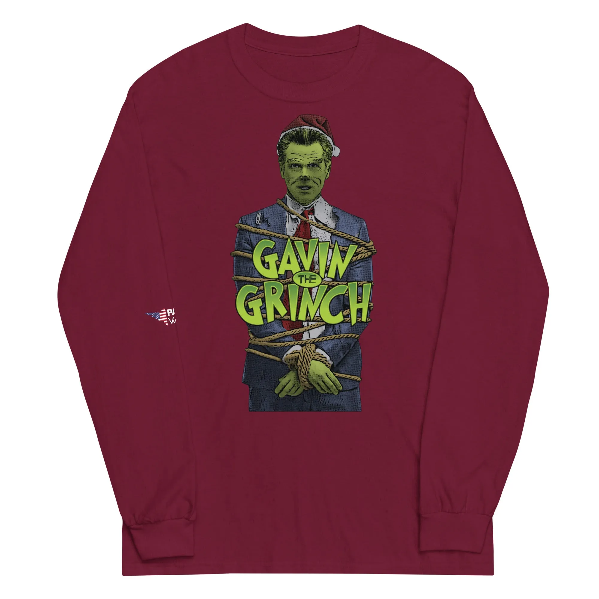 Gavin The Grinch Tied Up Long Sleeve Shirt
