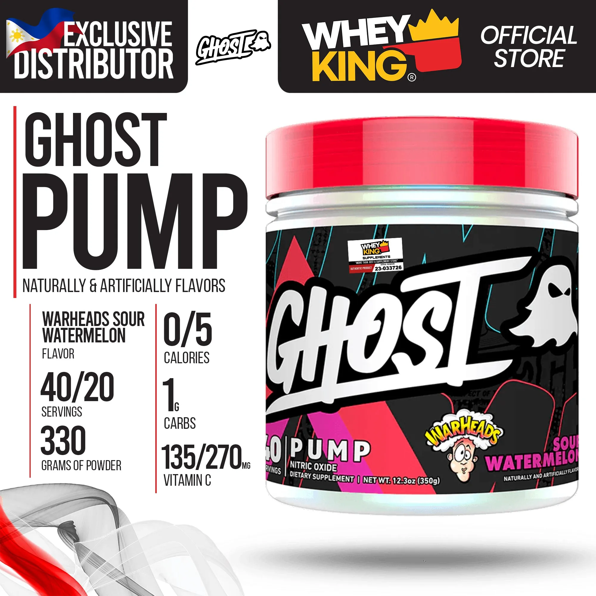 Ghost Lifestyle Pump Nitric Oxide