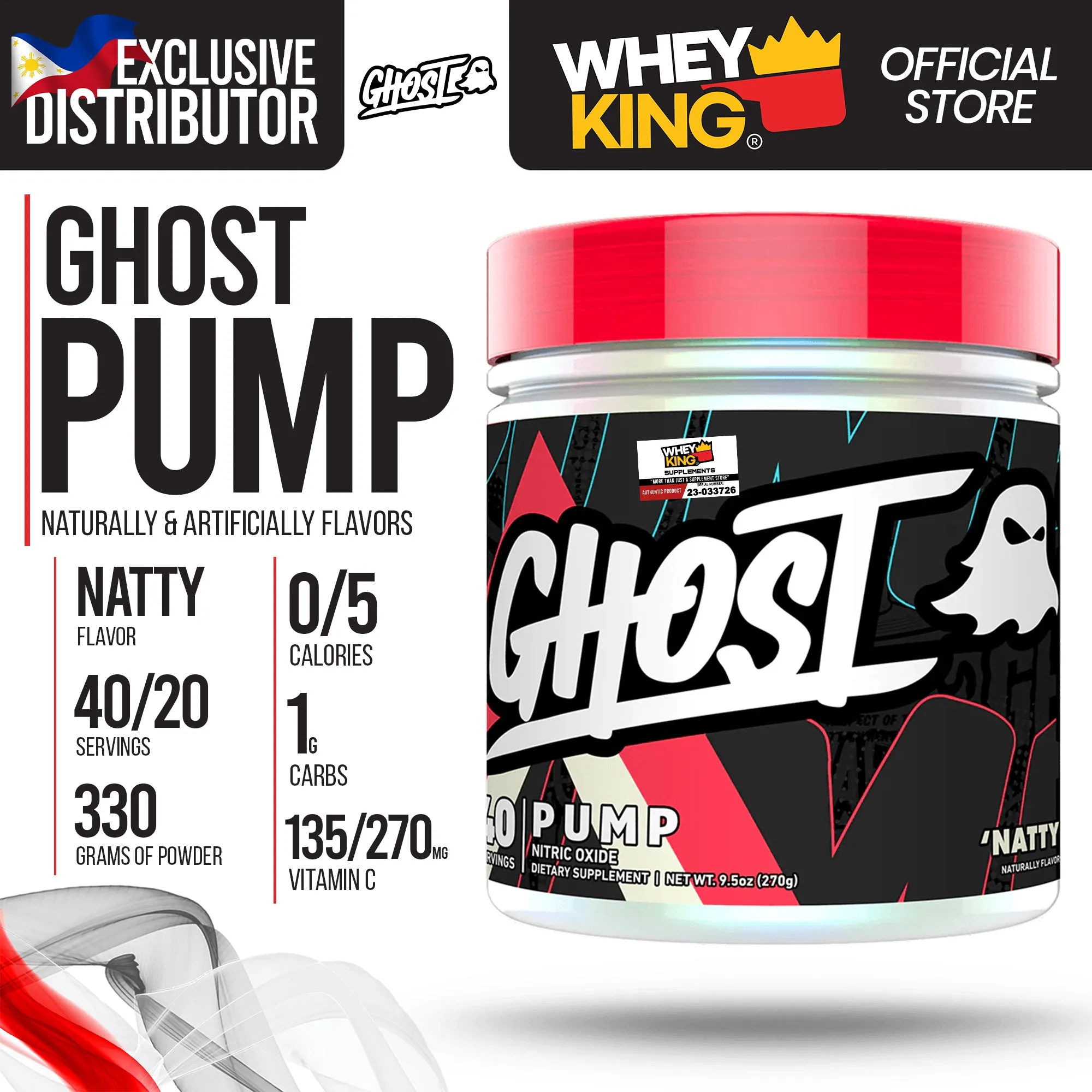 Ghost Lifestyle Pump Nitric Oxide