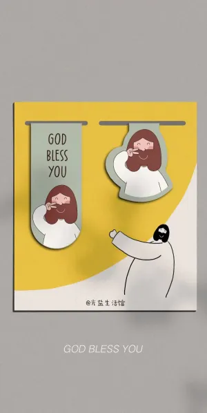 God Bless You {Magnetic Bookmark}
