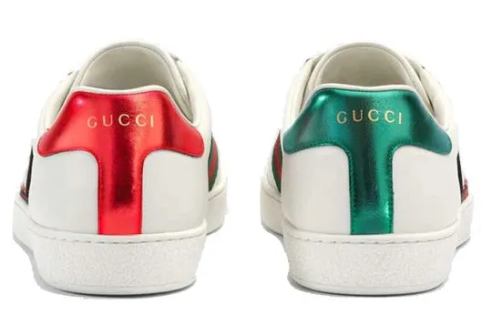 Gucci Ace Sneaker with GG Apple Patch and Signature Web