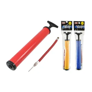 Hand Pumps (12") for Ball/Bike - Assorted Colours