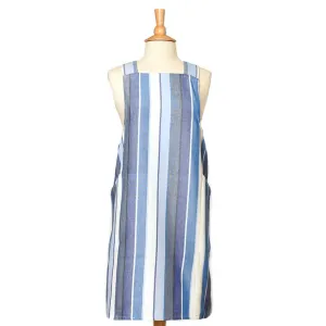 Hand Woven Crossback Apron | Regatta Stripe