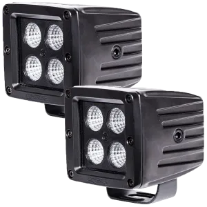 Heise 3" 4 LED Cube Flood Light (Blackout Series 2 Light Kit)