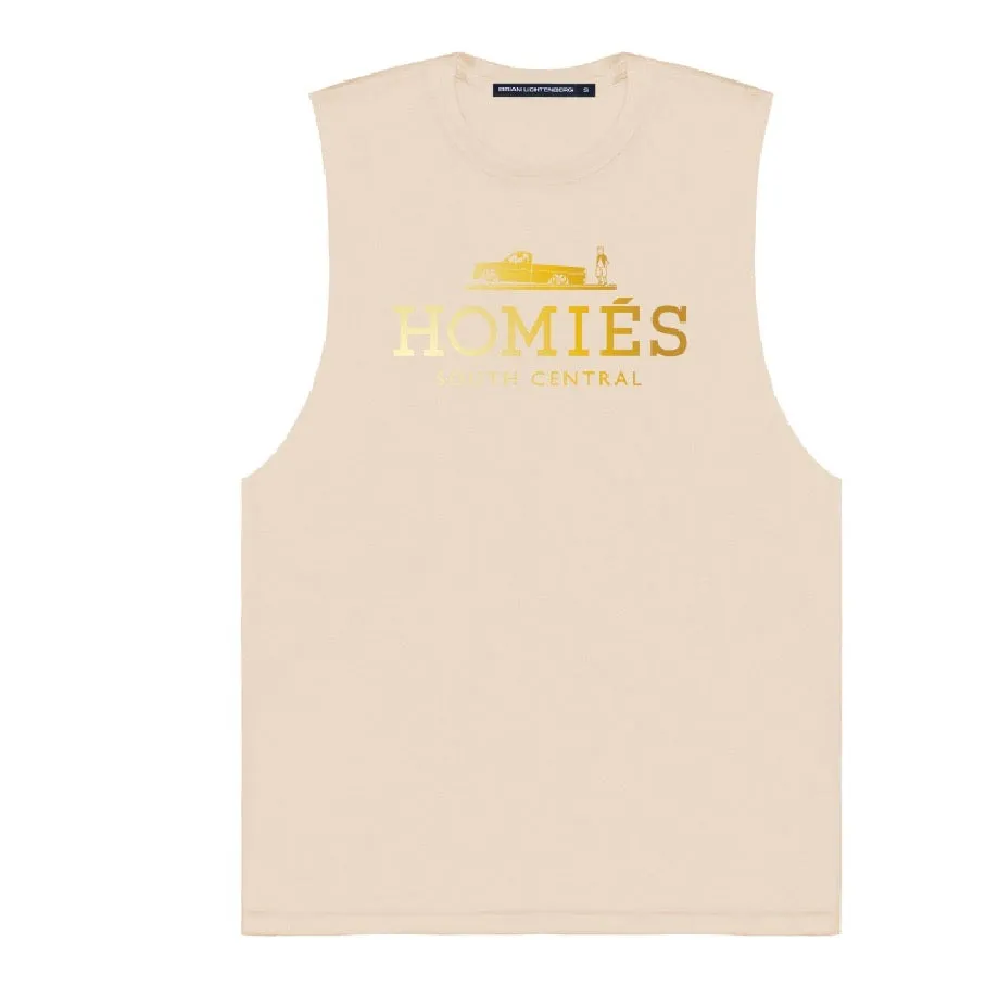 HOMIÉS GOLD FOIL MUSCLE TEE