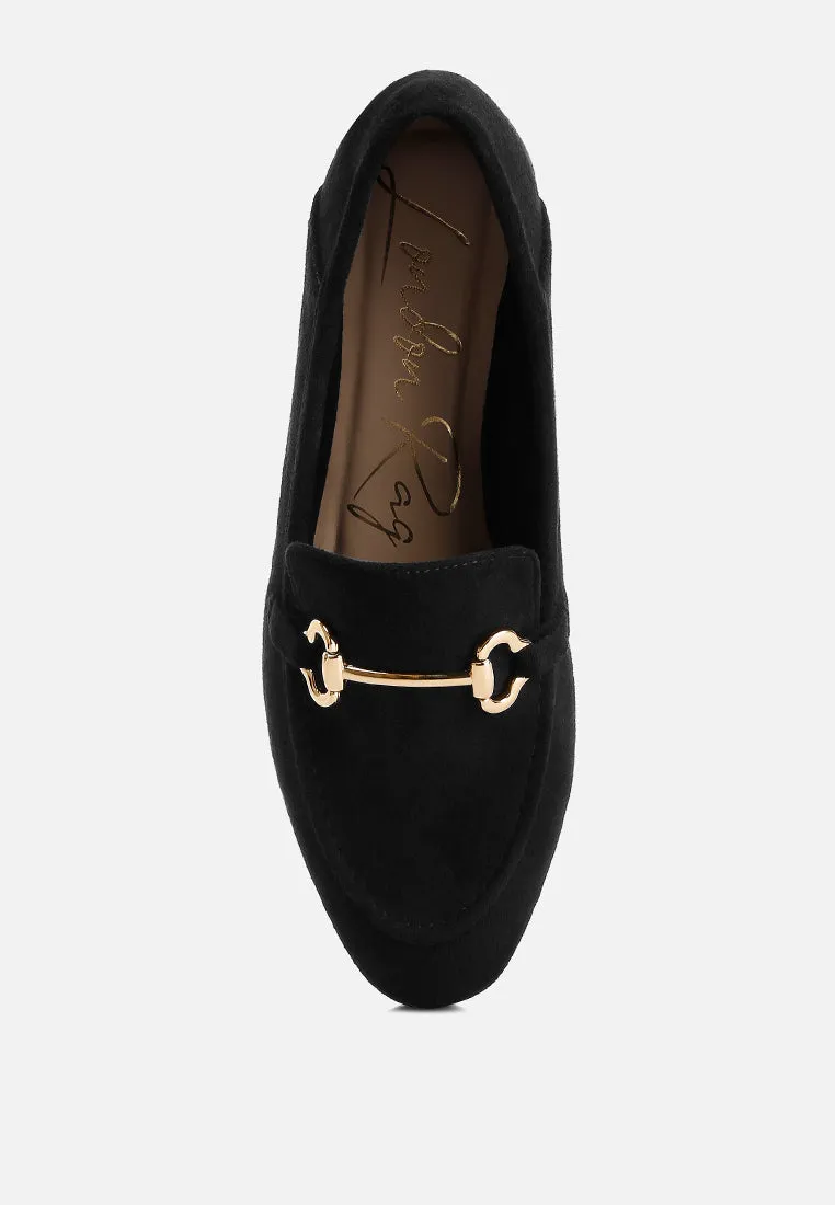 horsebit embellished loafers by RUW