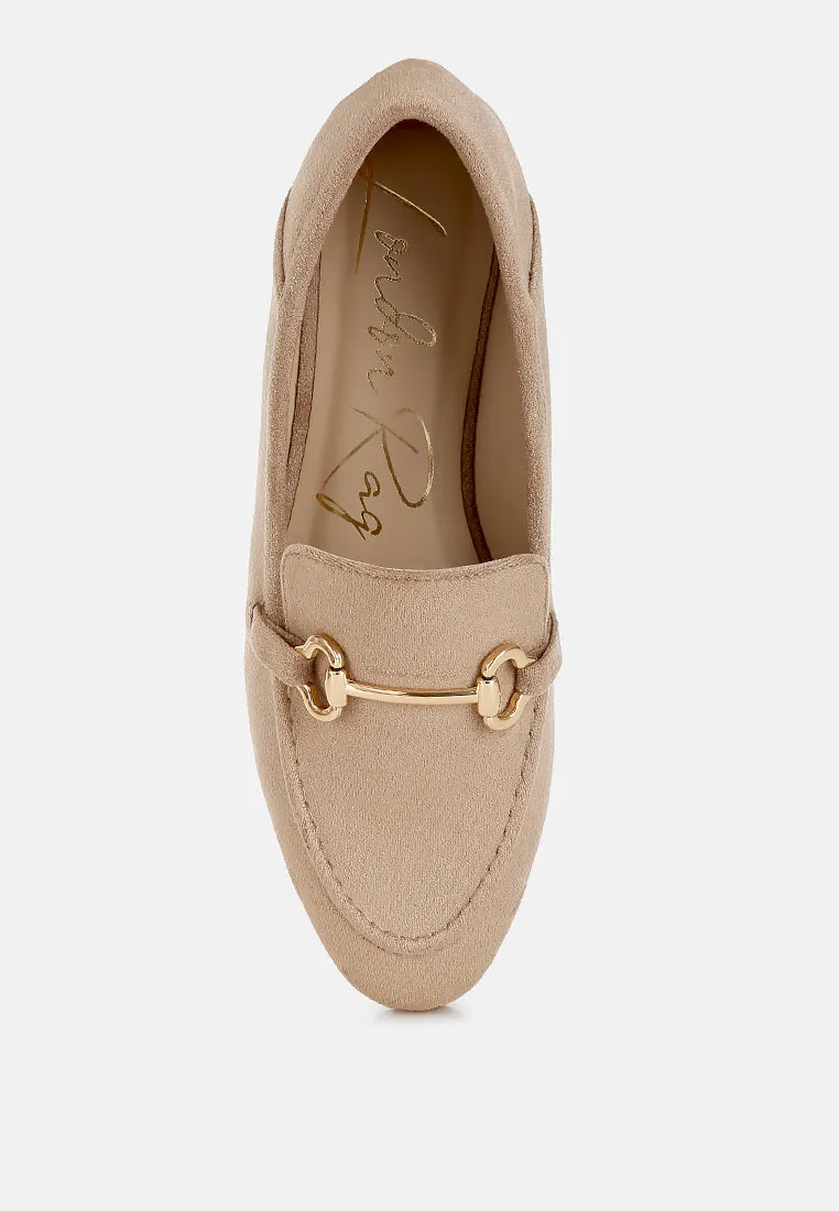 horsebit embellished loafers by RUW