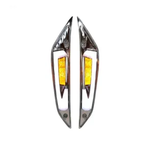 Indicator Kit POWER1 Tube EVO Front Clear Matrix | PIAGGIO ZIP II/ZIP SP 50cc