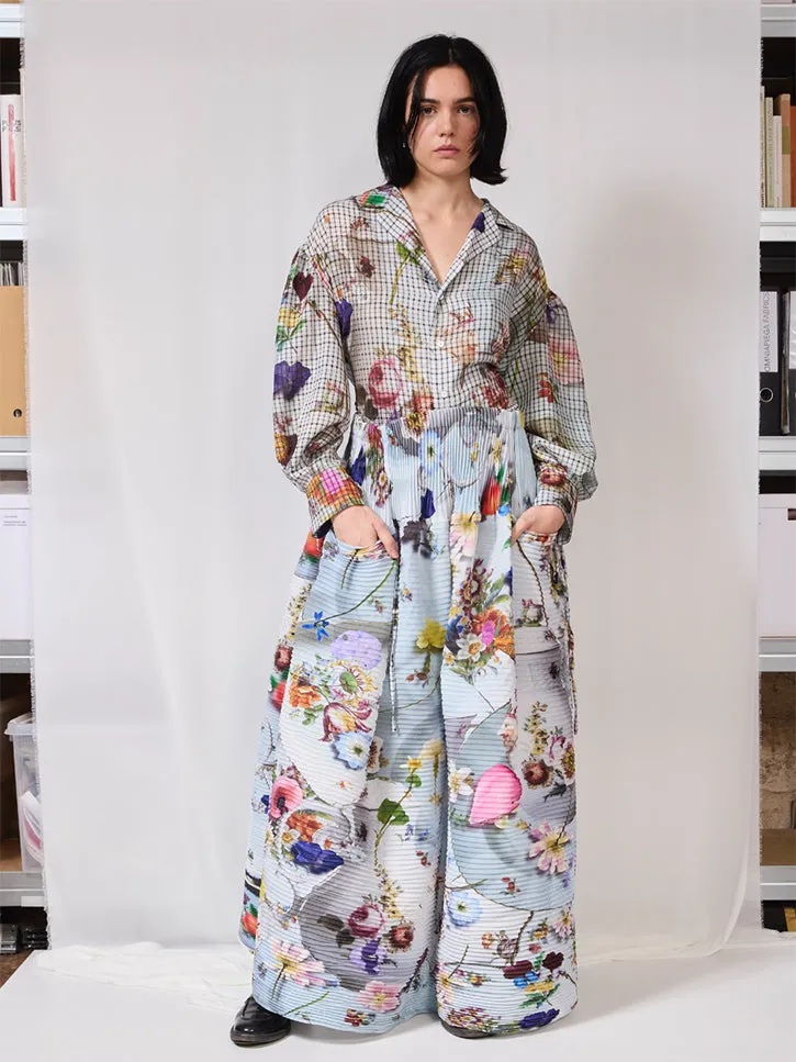 Julia Heuer Kenza Handpleated Skirt, Maria print