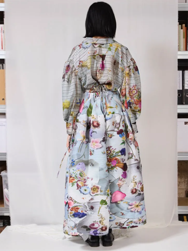 Julia Heuer Kenza Handpleated Skirt, Maria print