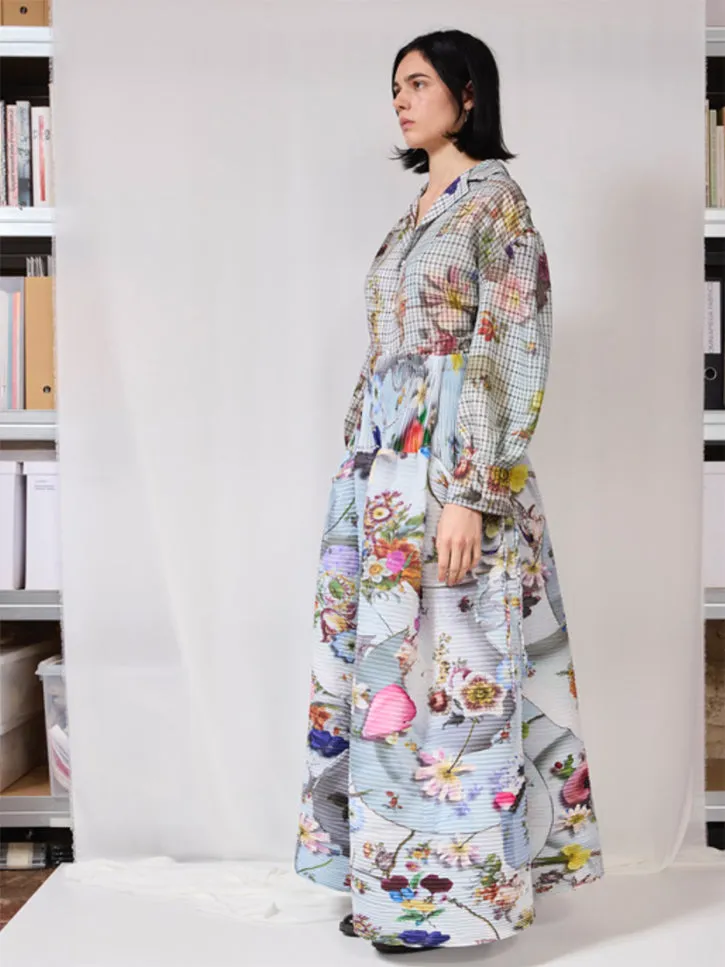Julia Heuer Kenza Handpleated Skirt, Maria print