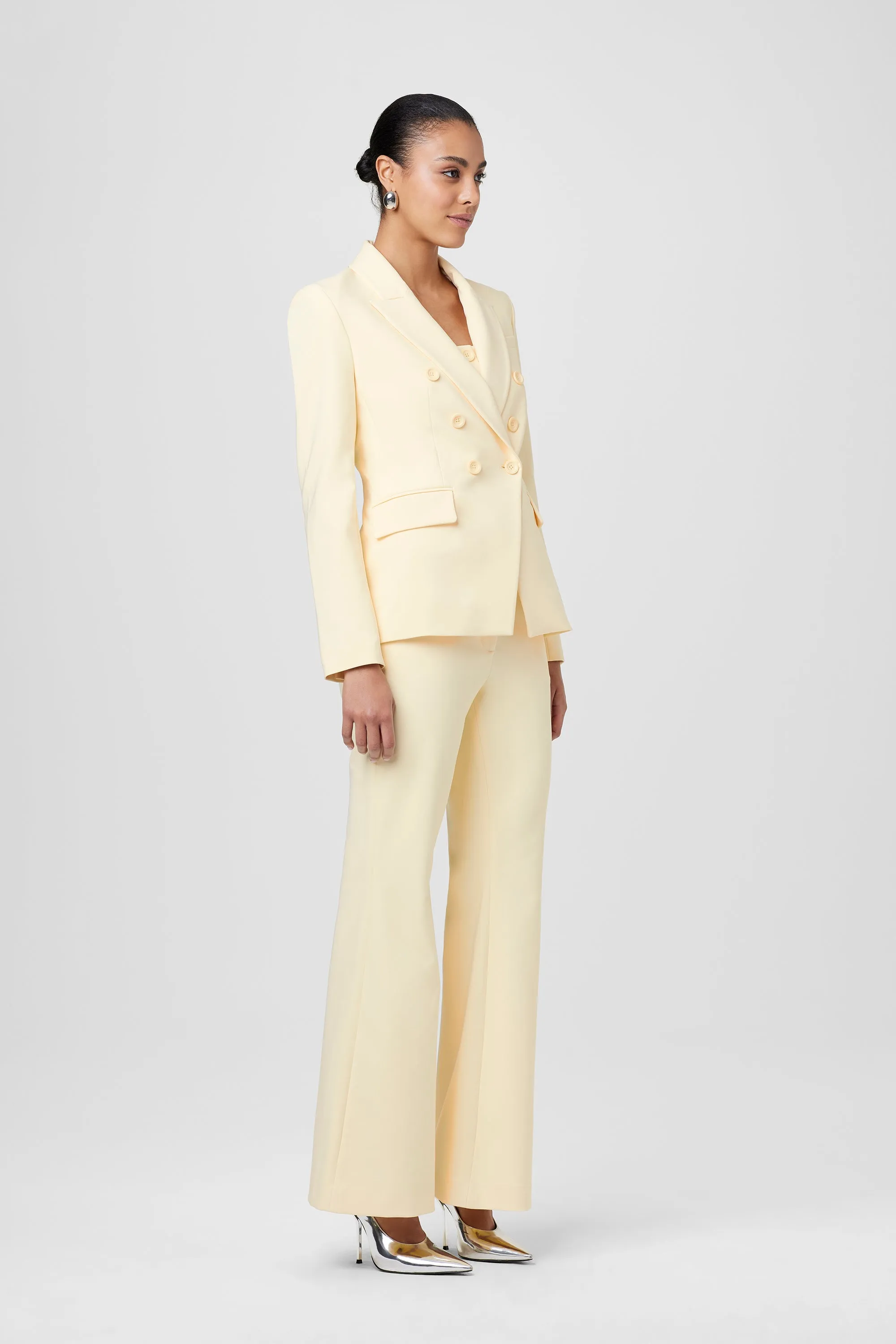 Kylie Butter Double Breasted Blazer