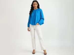 Ladies Solid Long Sleeve Top