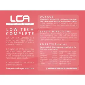 LCA Liquid Fertiliser - Low Tech Complete Refill 1L
