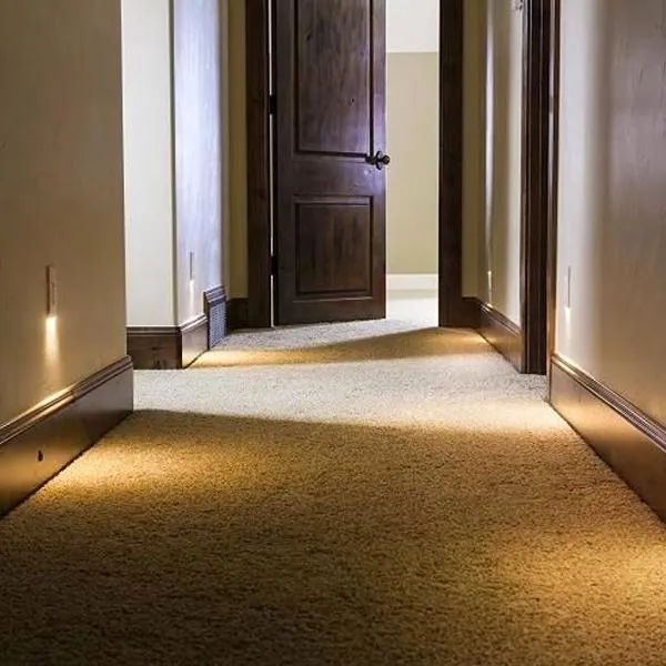LED Wall-Outlet Coverplate With Built-In Light Sensor - No Batteries Required!