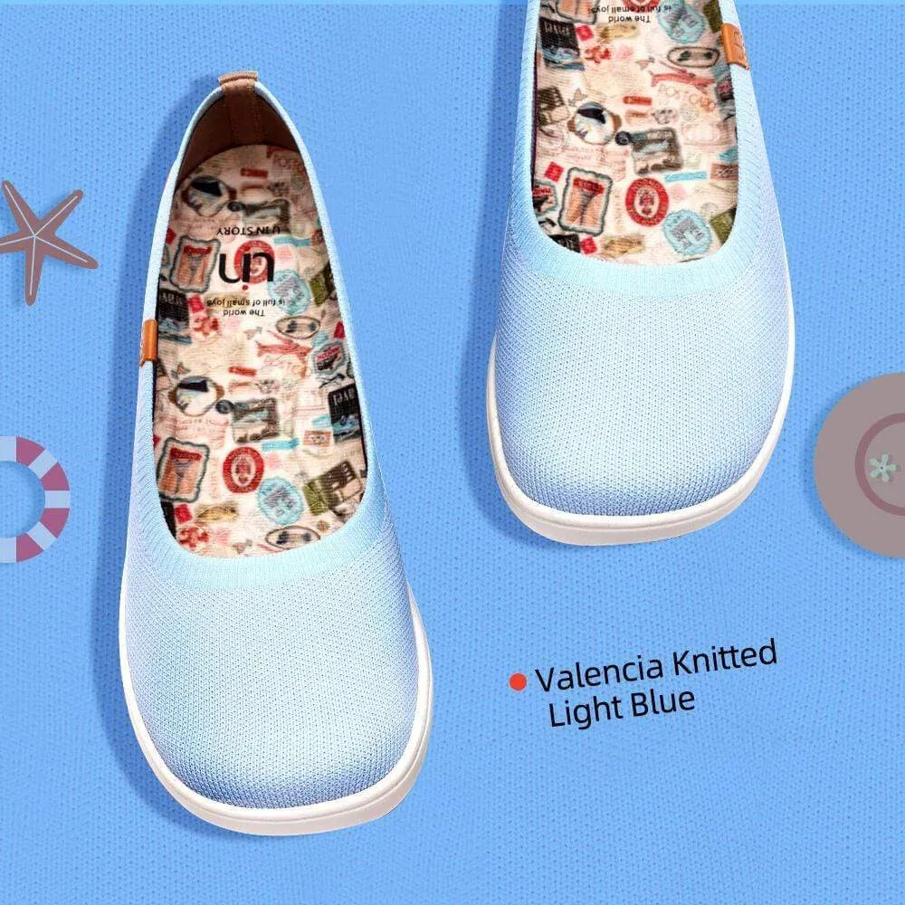 Light Blue Knitted Valencia Women