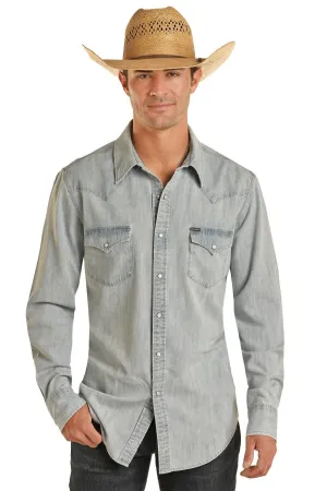 LIGHT WEIGHT DENIM MENS SHIRT