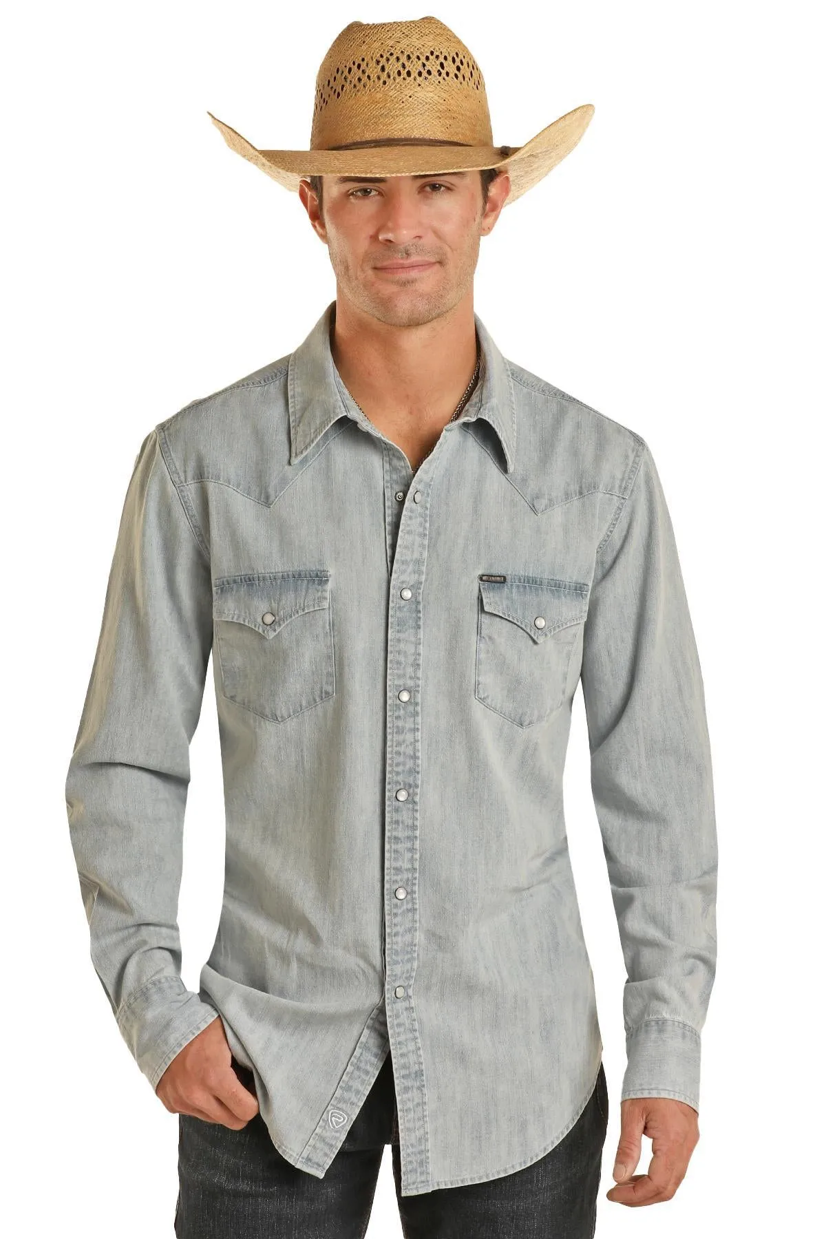 LIGHT WEIGHT DENIM MENS SHIRT