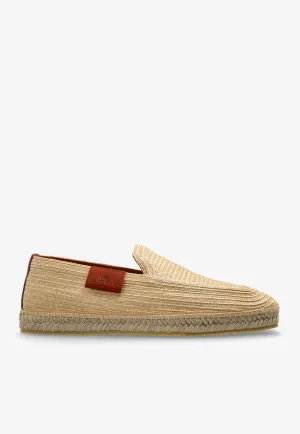 Logo Patch Jute Espadrilles