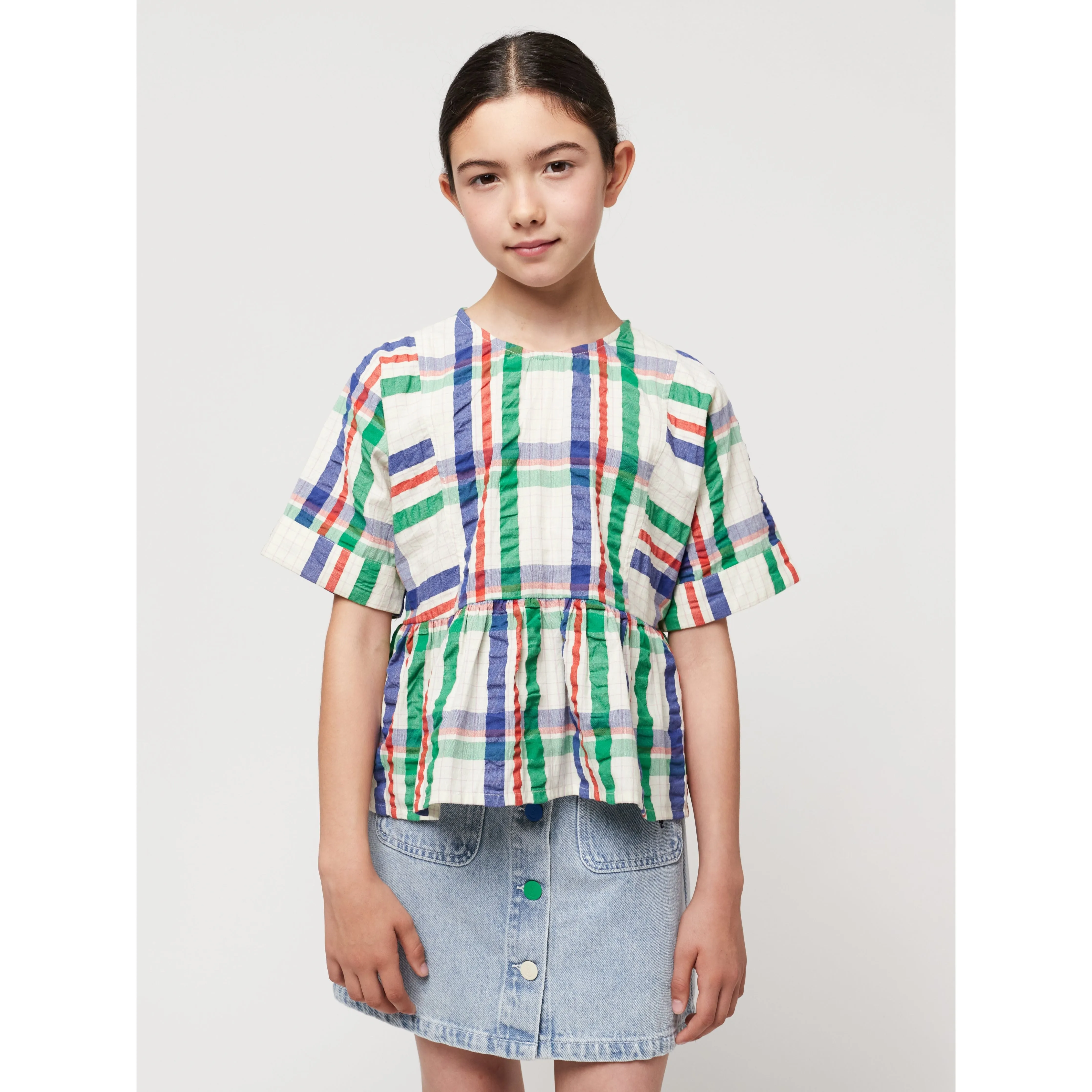 Madras Checks Woven Top