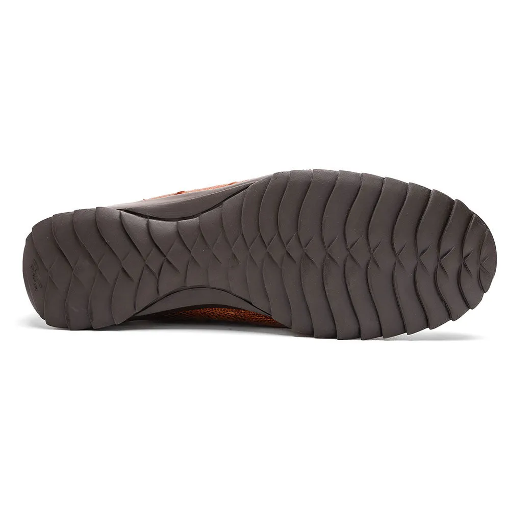 Marco Di Milano Bari Cognac Lizard Sneakers