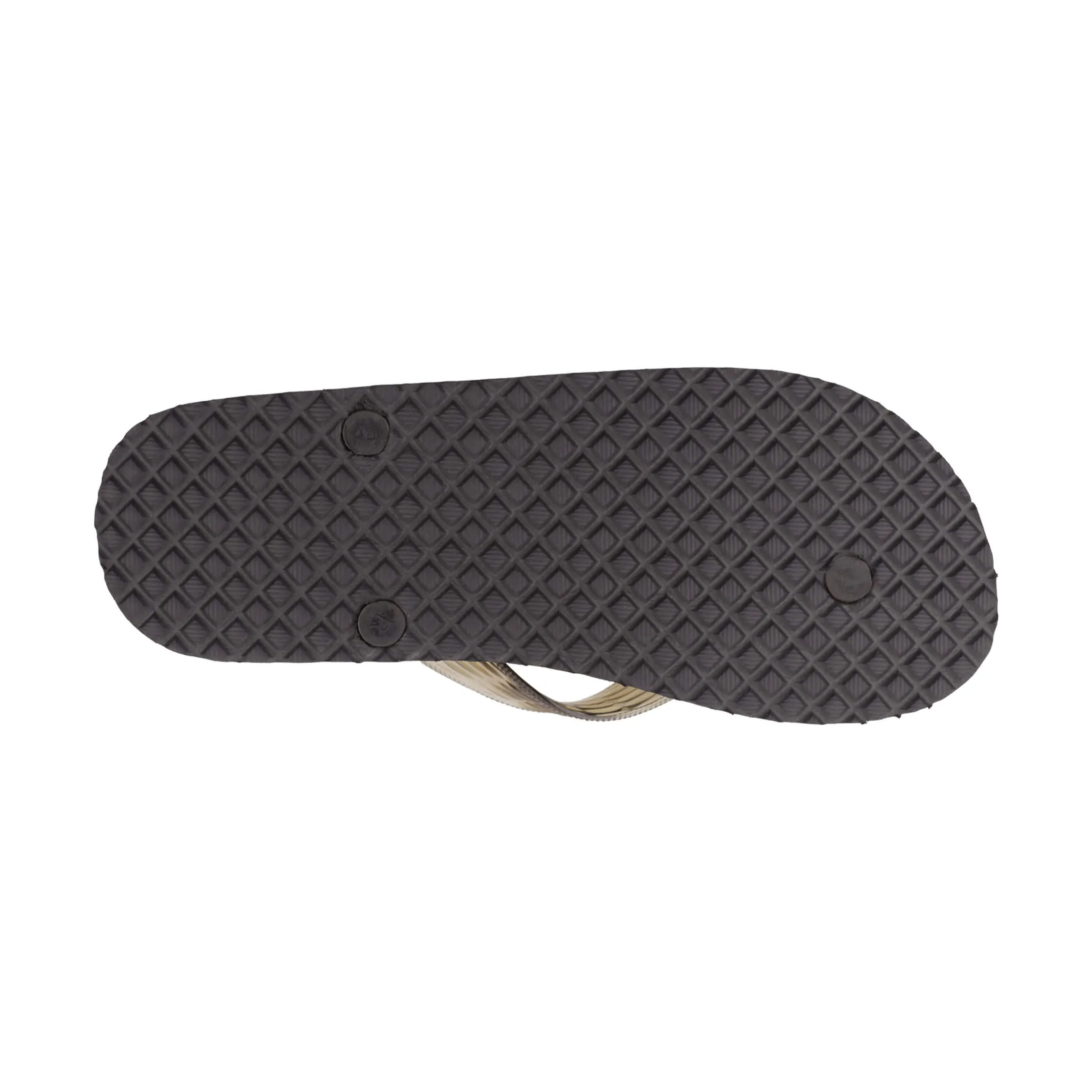 Massage Men's Translucent Black Strap Slippah
