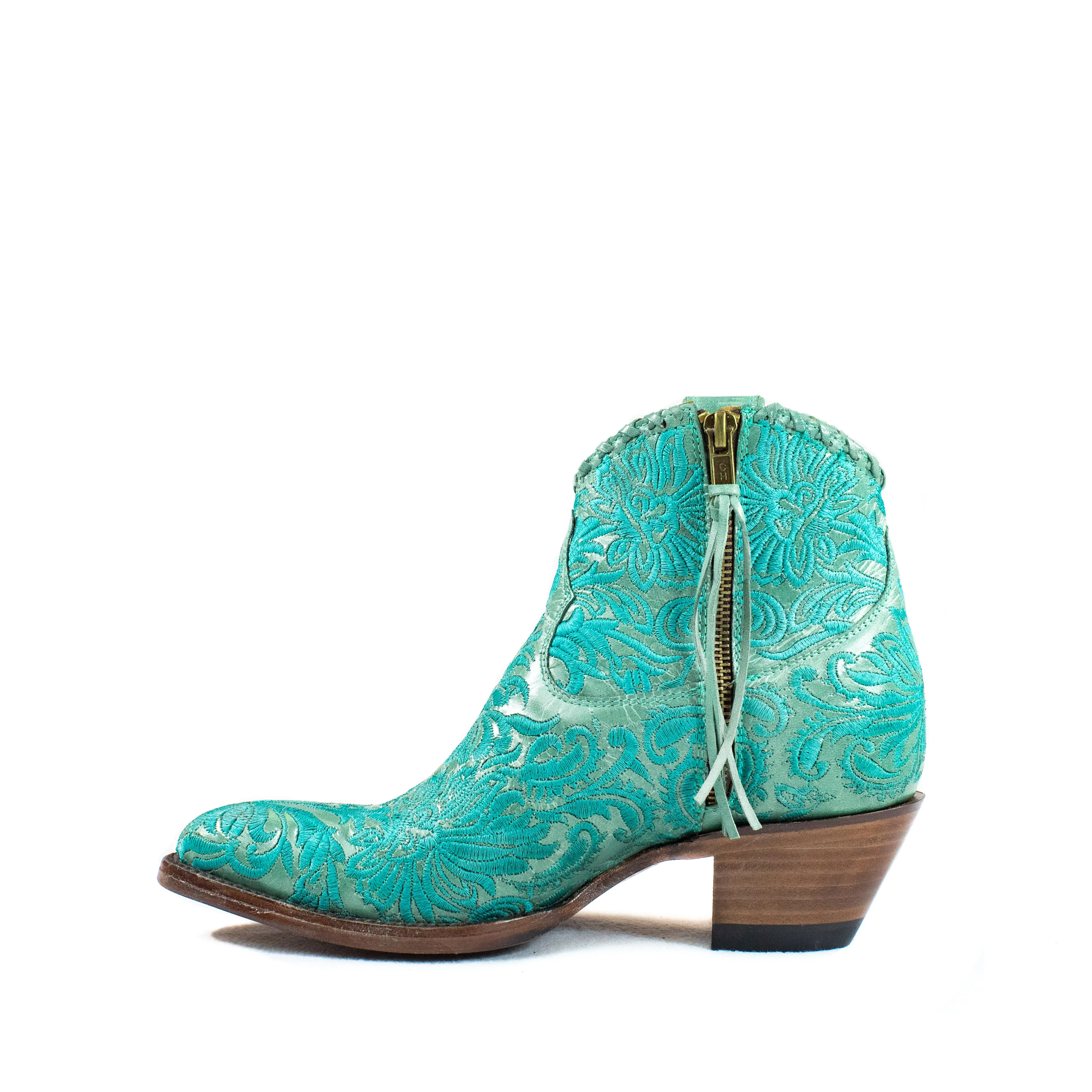 Mila - Almond Toe - Turquoise