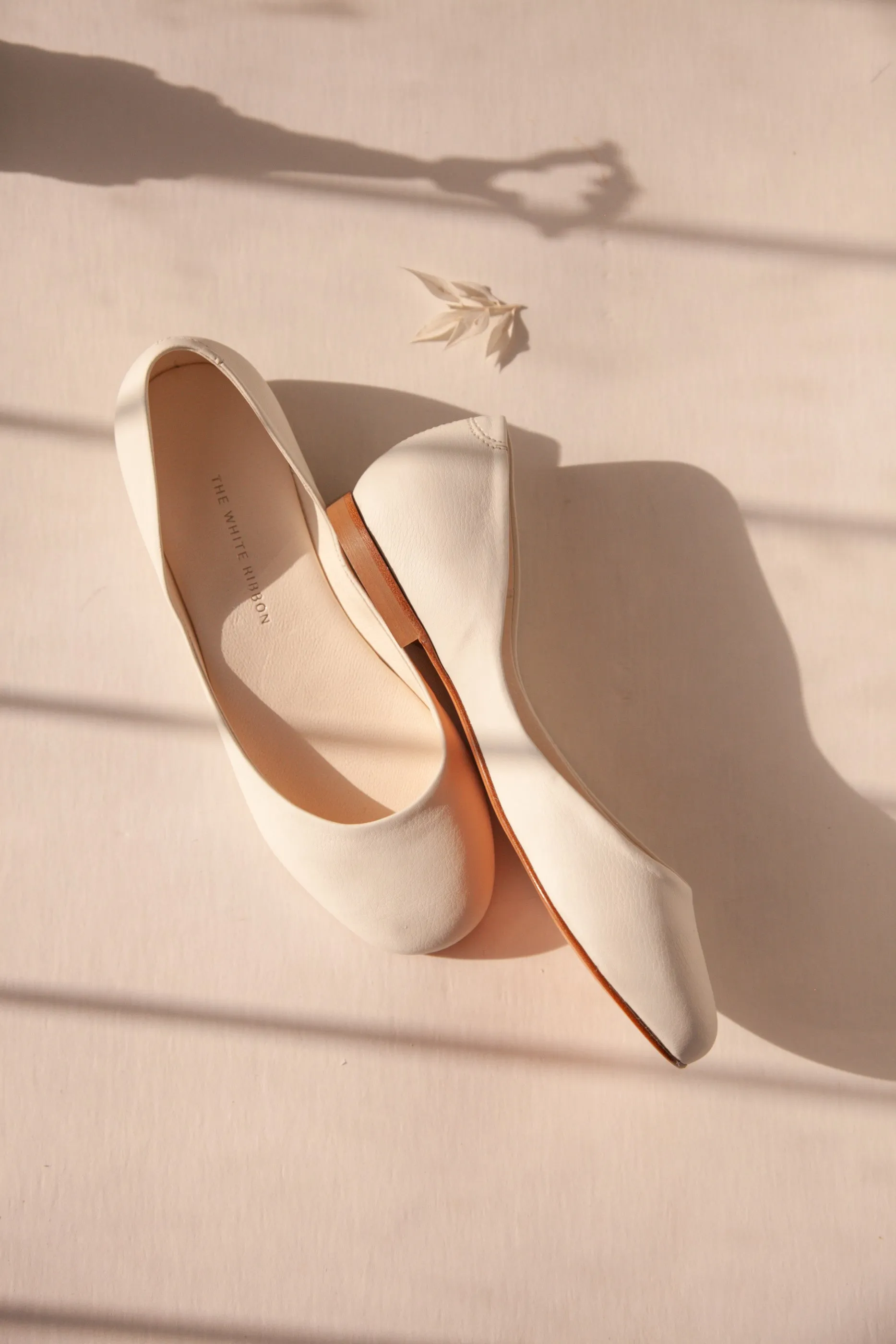 MILA BALLET FLATS – Light Ivory