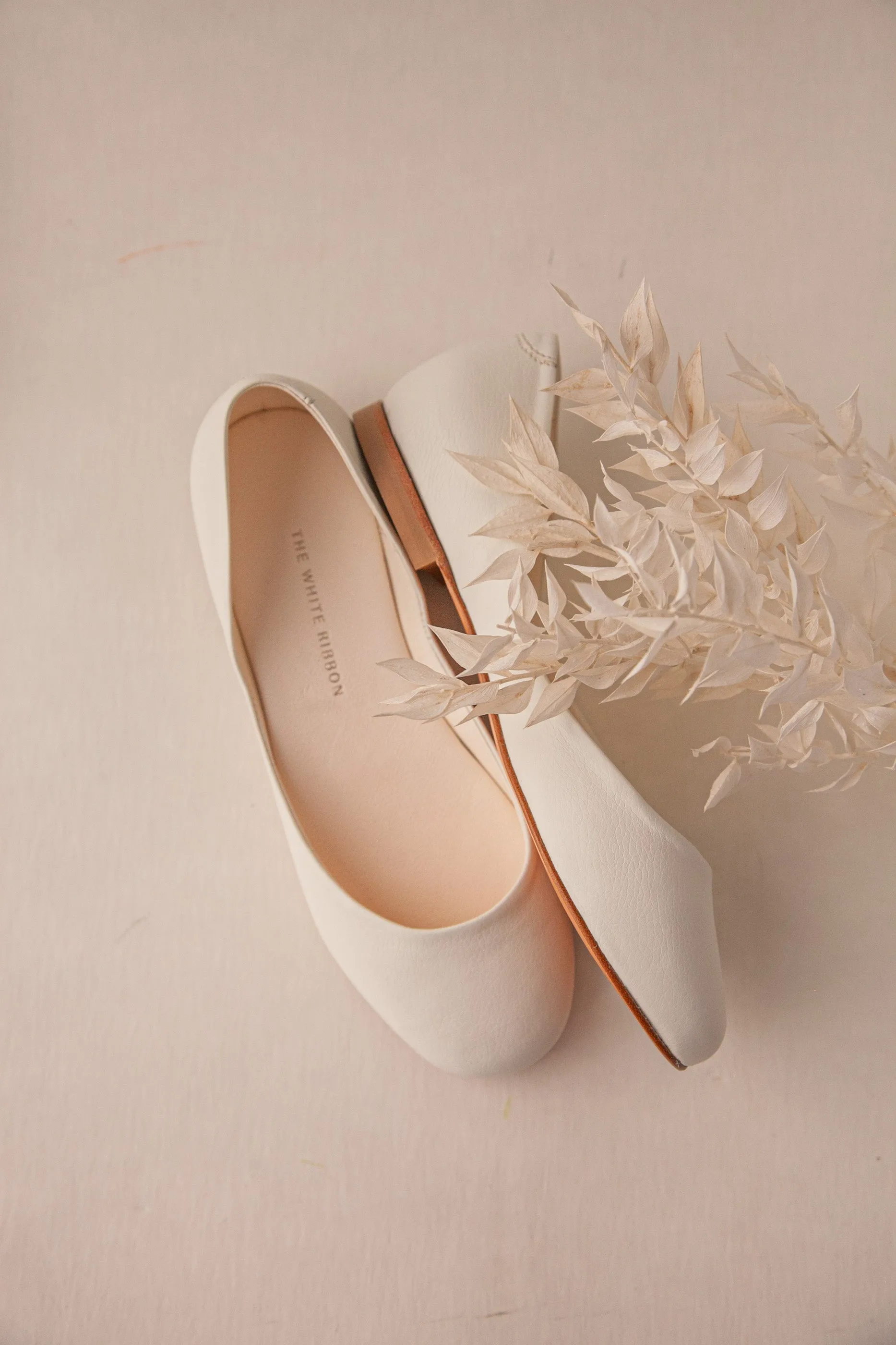 MILA BALLET FLATS – Light Ivory
