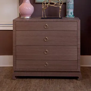 Ming Large Four Drawer Dresser, Brown - Bungalow 5