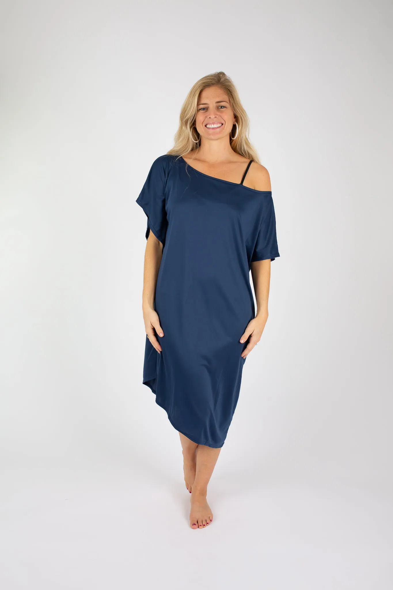 Nauti Navy Mini Coastal Caftan