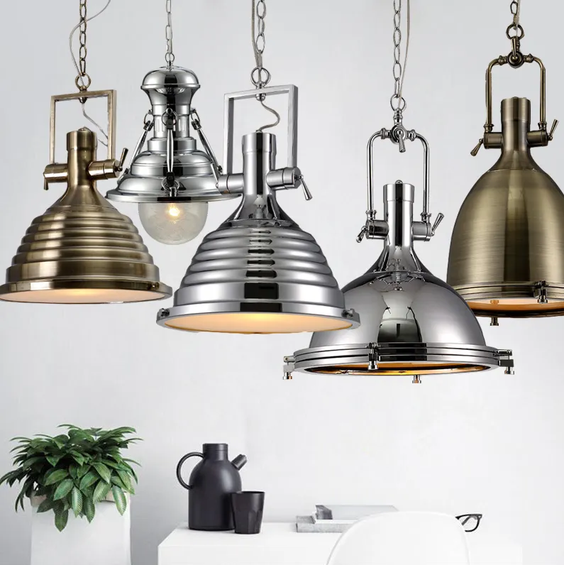 Nautical Industrial Pendant Light