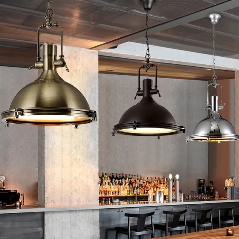 Nautical Industrial Pendant Light