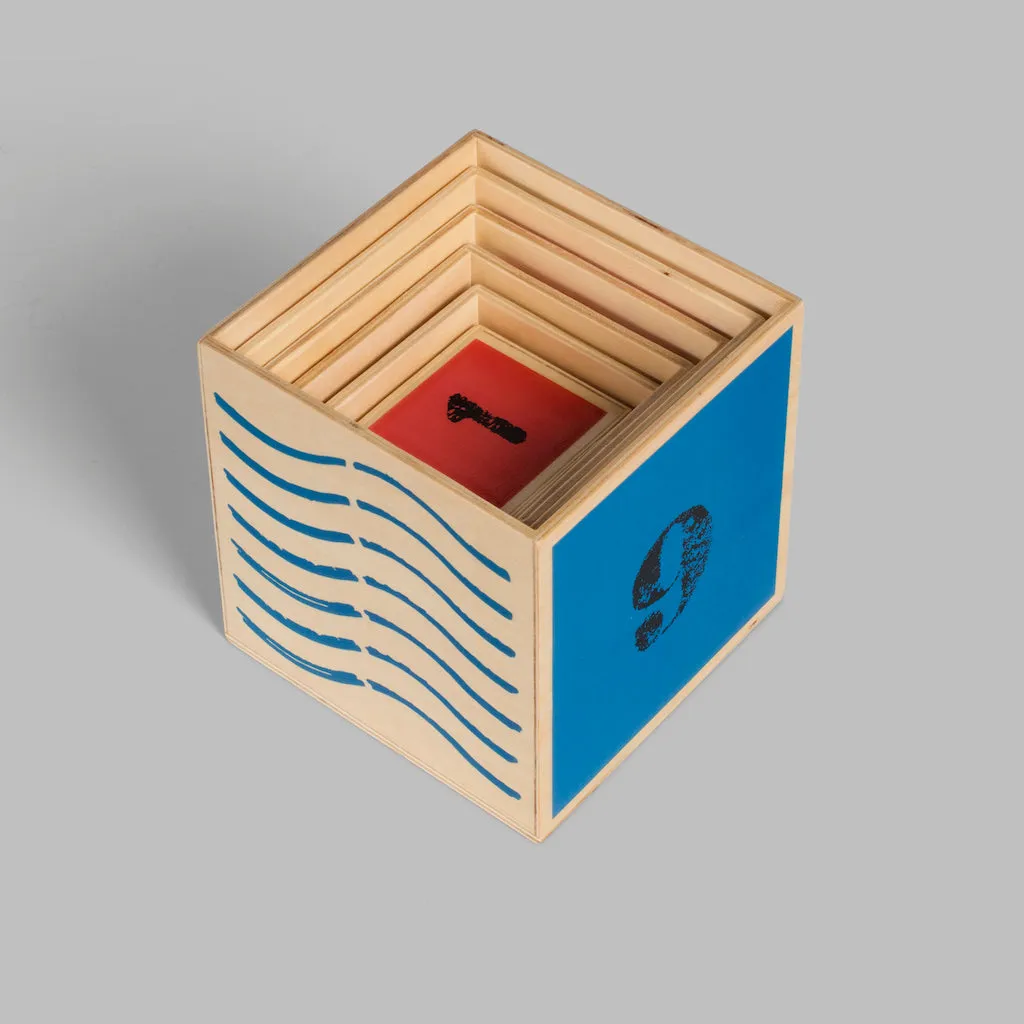 Nautical Nesting Cubes wooden toy