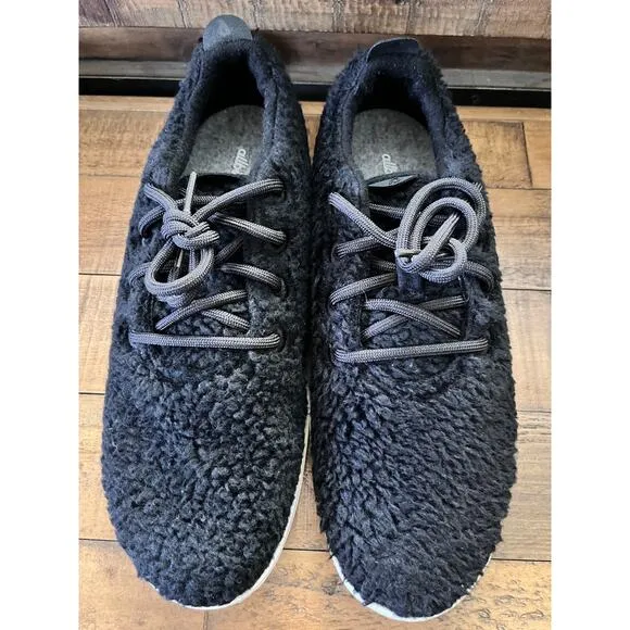 NEW Allbirds Wool Runner Fluff Natural Black Men's Sz 11