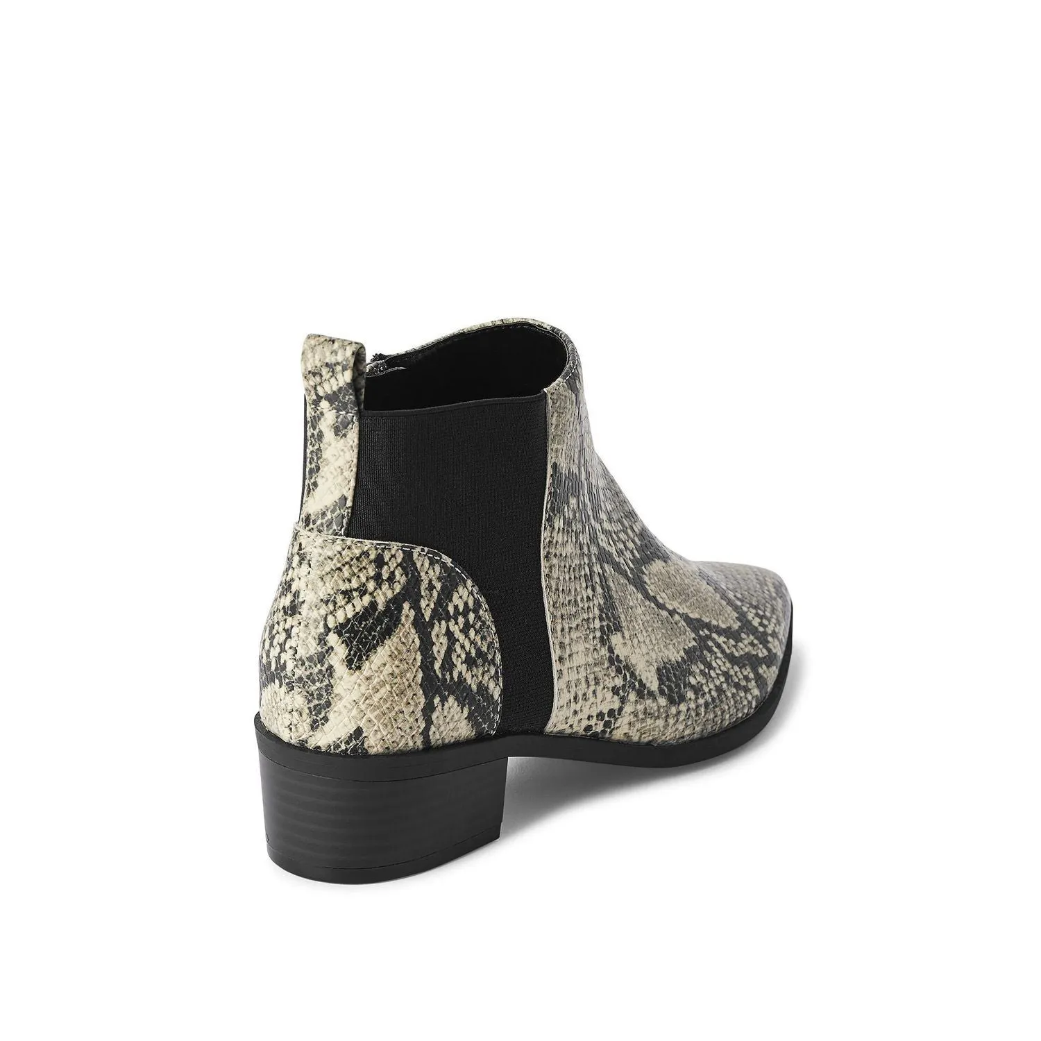 New George Women's Veena Booties in Snake Print, Sz 9
