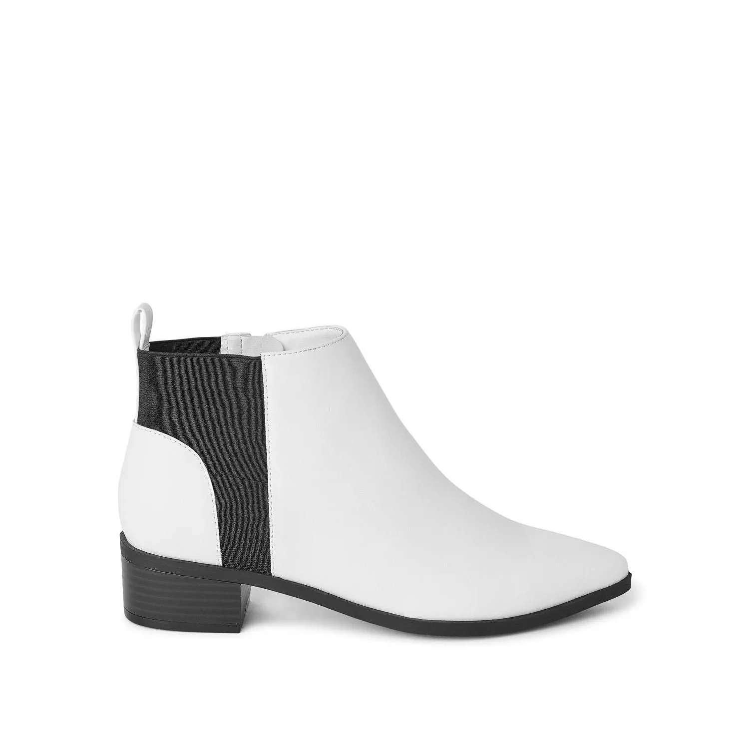 New George Women's Veena Booties in White, Sz 9