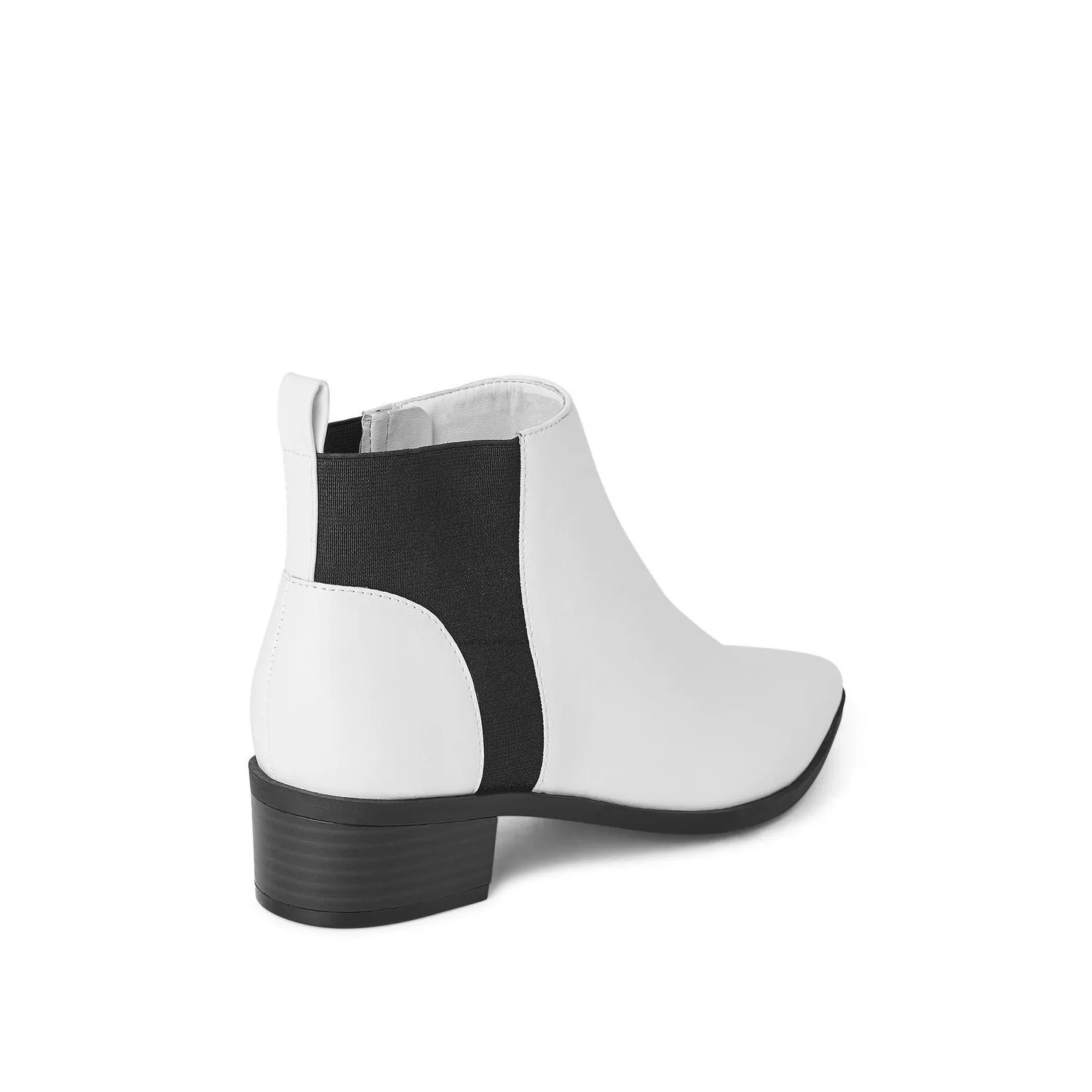 New George Women's Veena Booties in White, Sz 9