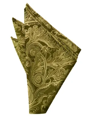 New Gold Tapestry Pocket Square