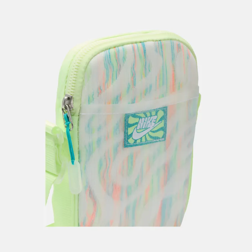 Nike Heritage Cross-Body Bag (Small, 1L) - Barely Volt/White/Dusty Cactus