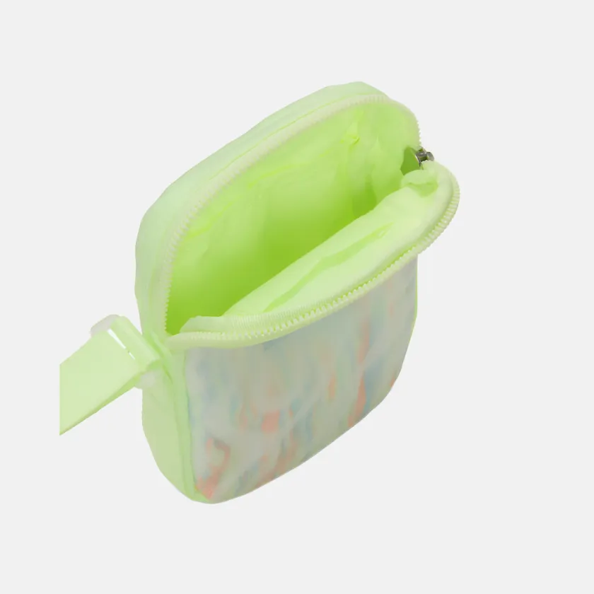 Nike Heritage Cross-Body Bag (Small, 1L) - Barely Volt/White/Dusty Cactus
